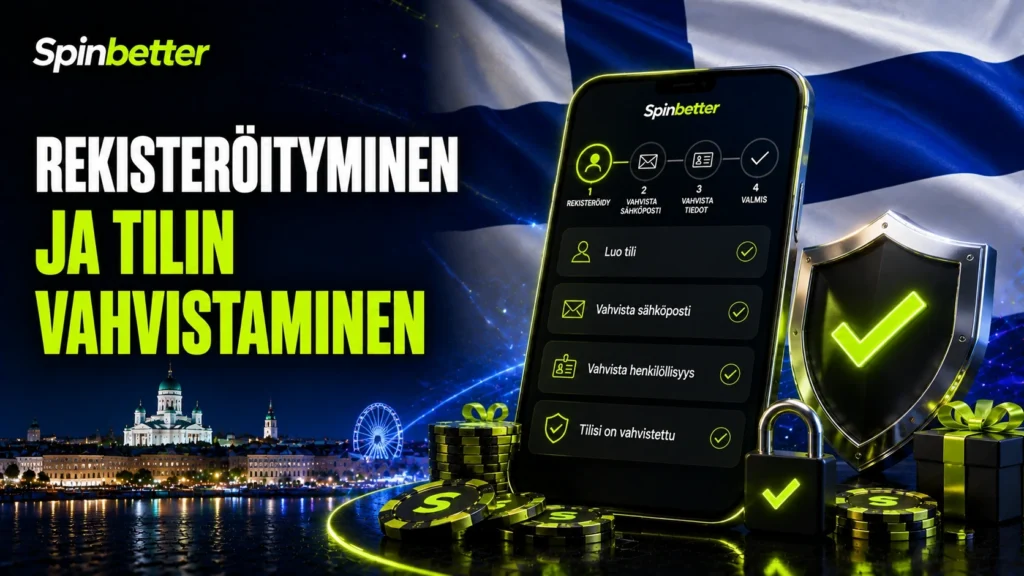 Rekisteröityminen ja tilin vahvistaminen